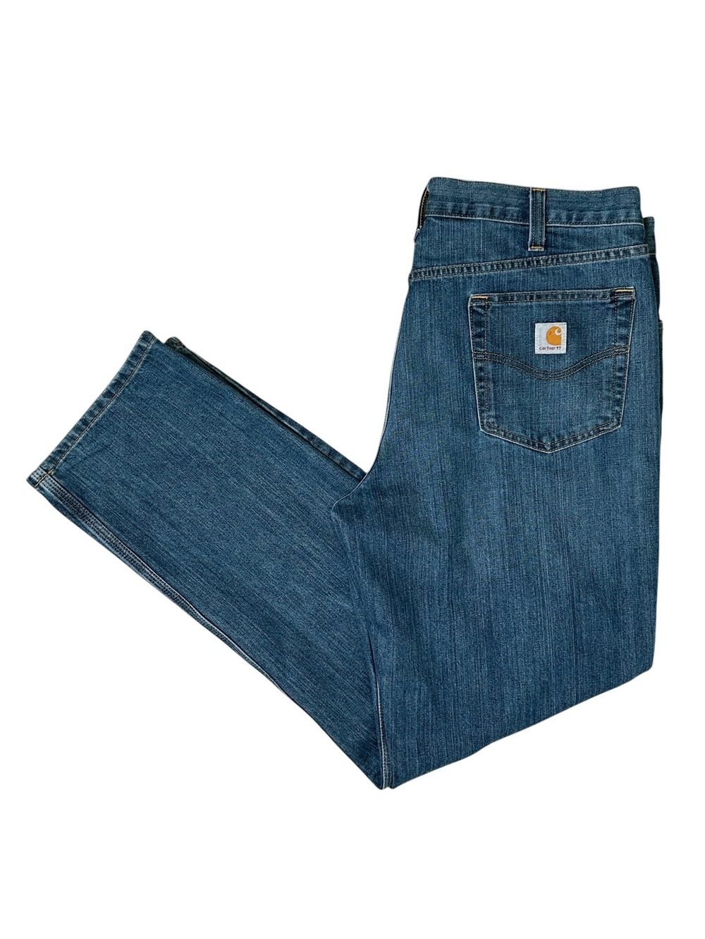 Carhartt Men’s Holter 38x34 Frontier Medium Wash Relaxed Fit Jeans